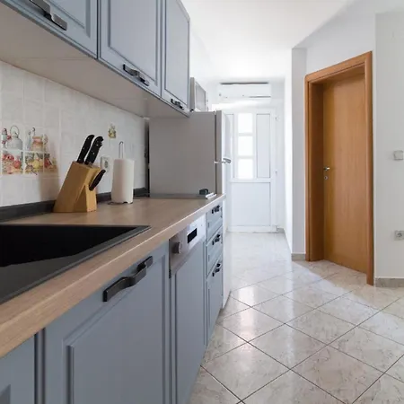 アパート Ferienwohnung In Privlaka Mit Grill, Garten Und Terrasse